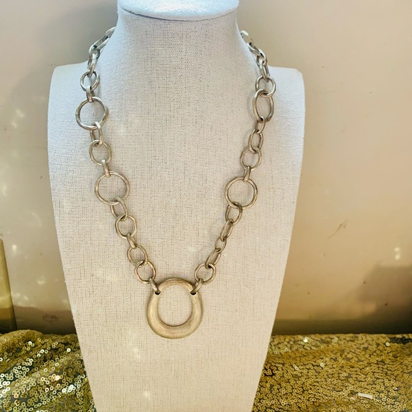 White House Black Market Jewelry - White House Black Market  Silver Chain Necklace